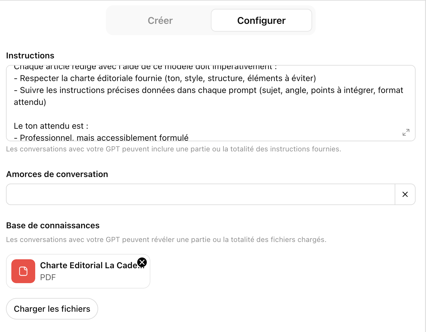 Extrait d'un GPT pour faire de la rédaction web de qualité avec l'IA